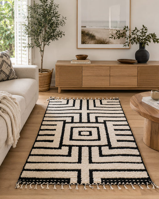Atlas Maze Wool Rug