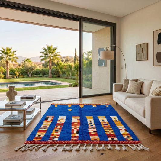 Royal Azilal Blue Rug.