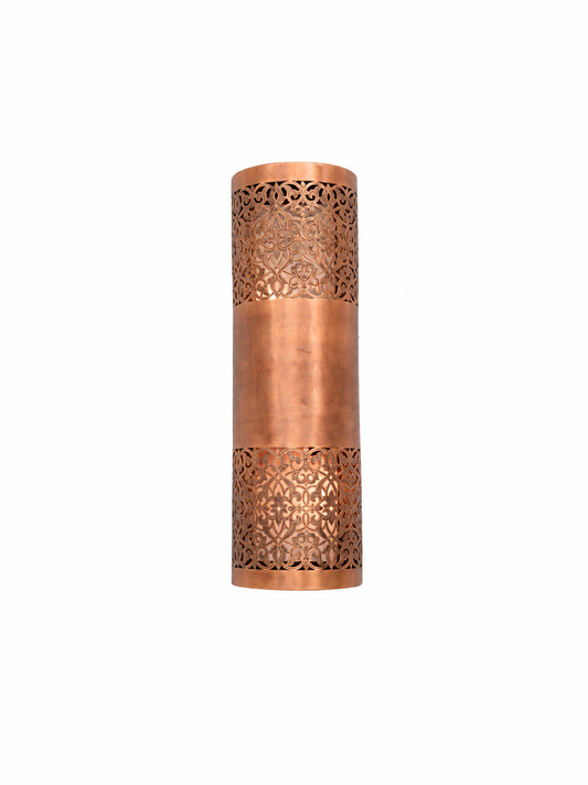 Marrakech Filigree Brass Wall Sconce 50 cm – Copper finish
