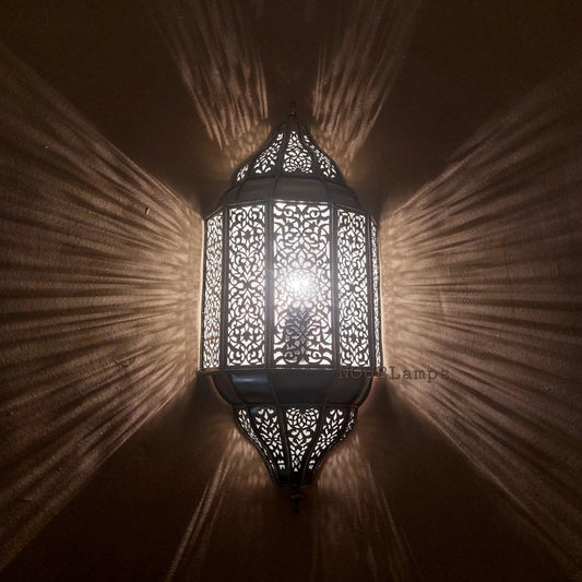 Moroccan wall sconce decorative lighting effect